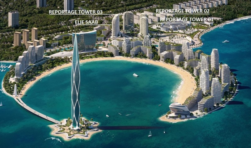 3 otaqlı Panorama by Elie Saab mənzil | Sea Breeze Dəniz mənzərə  – Qiymət və fotolar