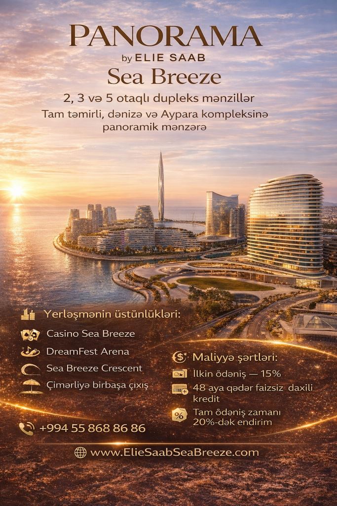 Panorama by Elie Saab Sea Breeze – dənizkənarı prestijli investisiya fürsəti